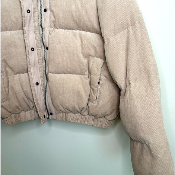 Women’s Cotton-On Corduroy Puffer Coat Size 12 - Picture 9 of 11